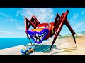 Giant lightning mcqueen spider monster vs lightning mcqueen  live  car ride beamng drive