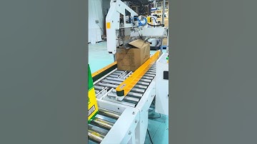 📦 Fully automatic carton sealing and packing machine #cartonfoldingmachine #manufacturing #machine