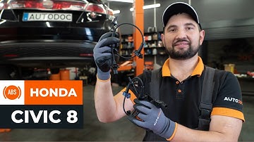 Come sostituire della parte posteriore sensore ABS su HONDA CIVIC 8 [VIDEO TUTORIAL DI AUTODOC]