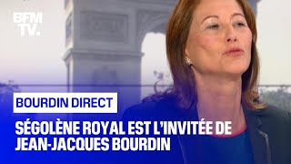 Ségolène Royal face à Jean-Jacques Bourdin en direct