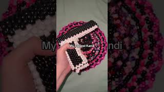 My BIGGEST Kandi Creation EVER! 🤯 #kandi #kandikid #beads #bracelet