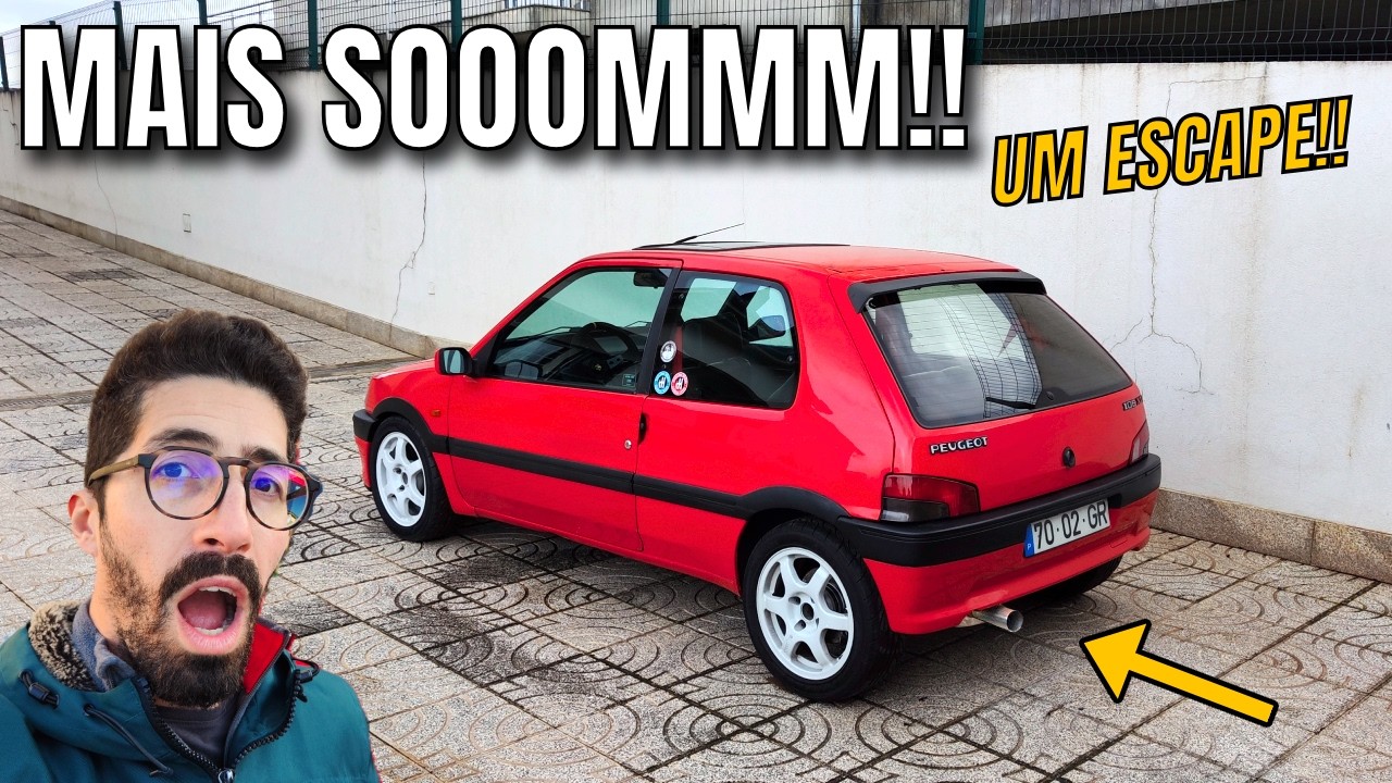 Faço um escape para o 106 XSI!! quem diria que surpresa 😂