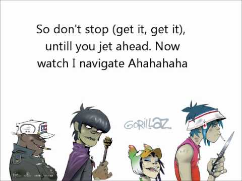 Gorillaz - Feel Good Inc. Lyrics