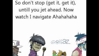 Gorillaz - Feel Good Inc. Lyrics