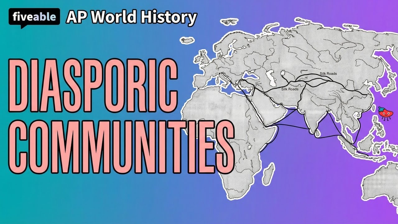 AP World History - Diasporic Communities 1200-1450 | Fiveable Cram Archive