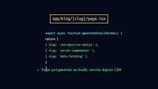 Next.js — Cours Complet (App Router, SSR, Server Components) avec Vegeta