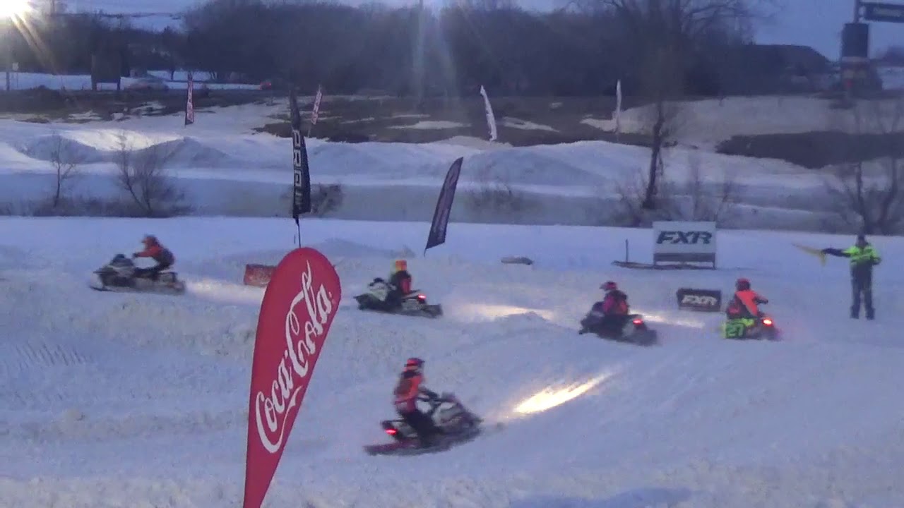 Grassroots Snocross 2020 Round 6 Elk River, MN Stock 200 Race 2