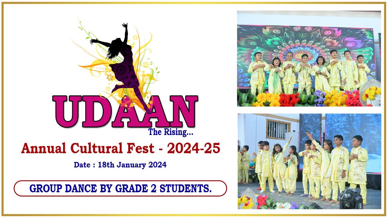 A wonderful Dance performed by our Grade-2 Students. "UDAAN-2024" - YouTube