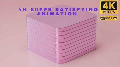 4k satisifying animi loop | blender animation | popcorn king143 | 4k 60fps