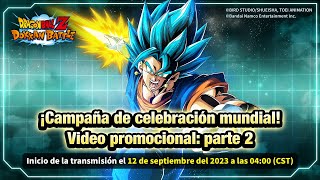 [Dokkan Battle] Campaña de celebración mundial Video promocional: parte 2