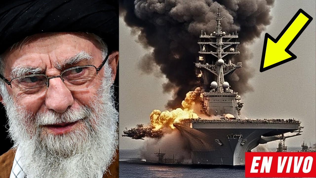 🚨 EN VIVO NOTICIAS: ATAQUE HIPERSÓNICO A PORTAAVIONES Y A ISRAEL! TRUMP PIDE RENDIRSE! IRÁN JAMENEÍ