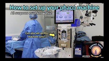 CataractCoach 1223: learn how to set up your phaco machine