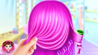 Braid Hair Salon Girls - Make Up And Makeover Games - Baby Games Videos screenshot 3