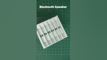 Bluetooth Speaker DIY with WLED sound Reactive Lamp | Night Lamp#shorts