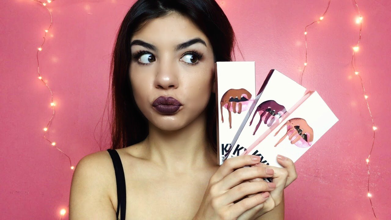 NEW KYLIE COSMETICS LIP SWATCHES Dirty Peach Brown Sugar Love