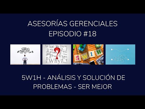 Episodio #18 - 5W1H - Técnicas de Análisis y Solución de Problemas - Ser Mejor