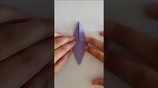 Origami lily flower making easy tutorial #shorts #origamilily