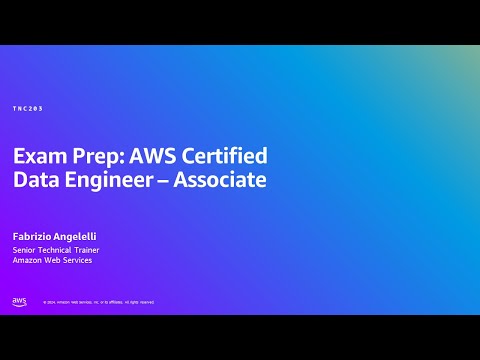 AWS Summit Milan 2024 - Sessione di preparazione: AWS Certified Data Engineer - Associate (TNC203) Episode cover