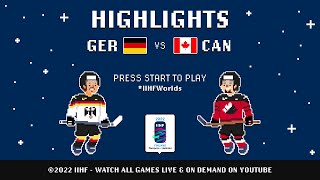 Highlights | Germany vs. Canada | 2022 #IIHFWorlds