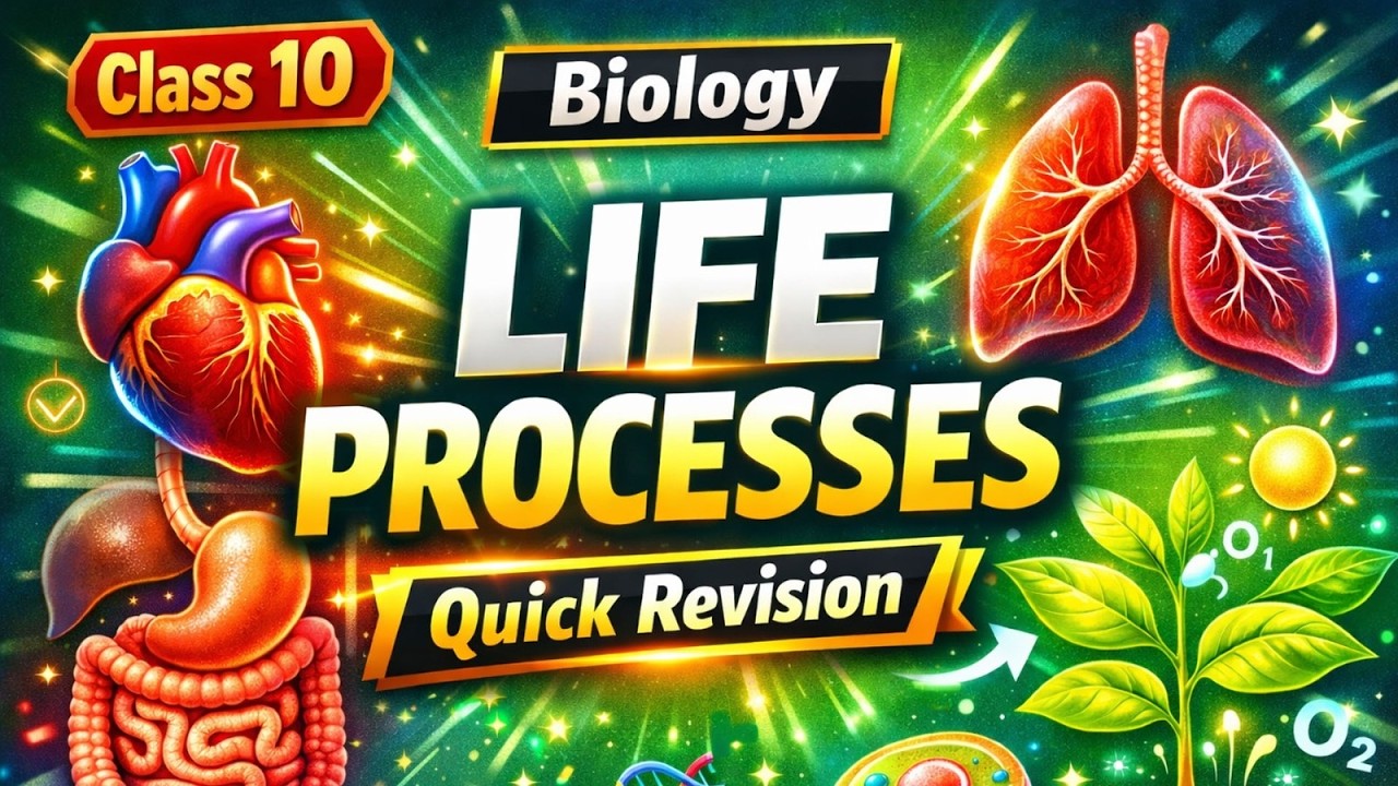Class 10 Biology – LIFE PROCESSES Full Chapter Quick Revision |NCERT ...