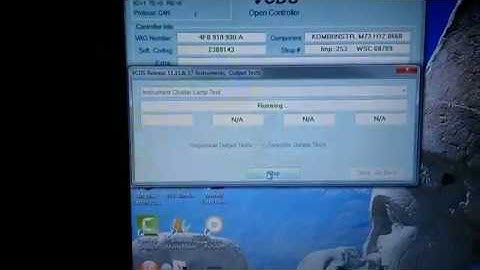 Audi A6 VCDS  Instruments output tests