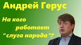 Андрей Герус - биография &quot;слуги народа&quot; и ставленника Коломойского. Коротко и ясно.