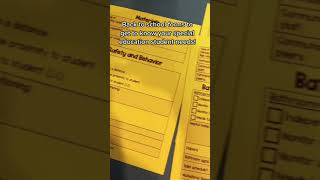 Back to School Get To Know Your New Students Form | Full SPED Ahead