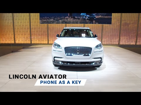 Use your phone as a key with the 2019 Lincoln Aviator - All hands on Tech