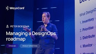 [ENG] Managing a DesignOps roadmap | Peter Boersma