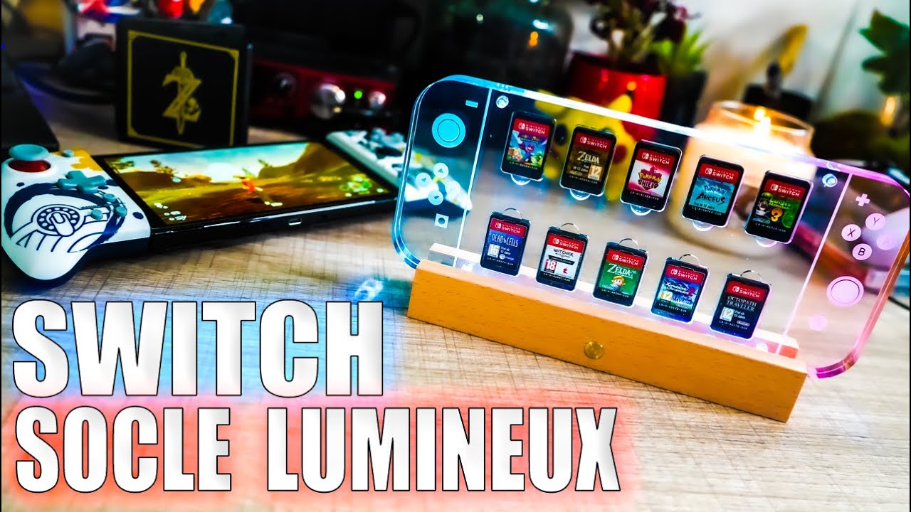 Nintendo Switch SOCLE LUMINEUX 🔥 Accessoire MAGNIFIQUE 😱 