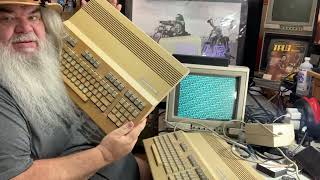 Commodore 128 Found In The Pool Room First Tested 6 Years Ago 40 & 80 Column Modes - Episode 3481