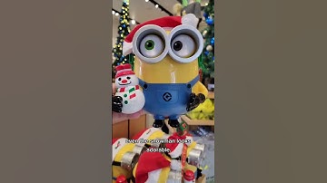 Christmas Minion Bob Popcorn Bucket At Universal Studios Orlando Florida #shorts