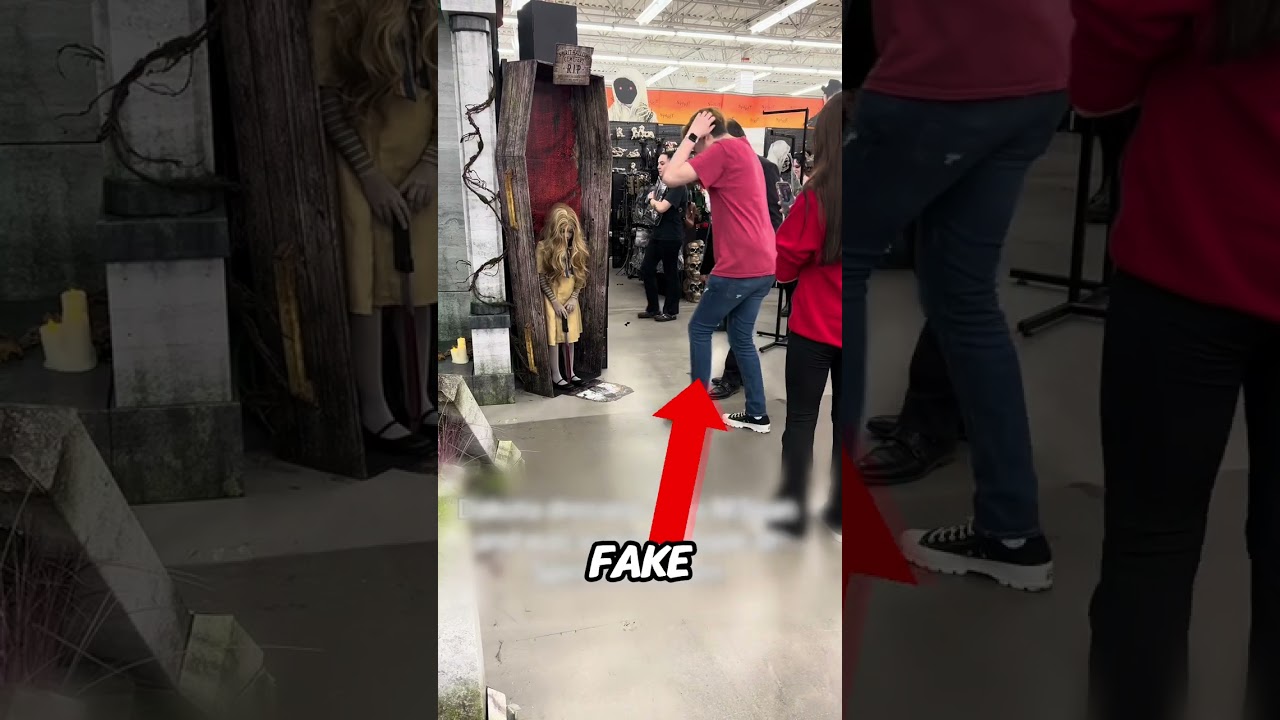 She PRANKS the ENTIRE Halloween store! ???