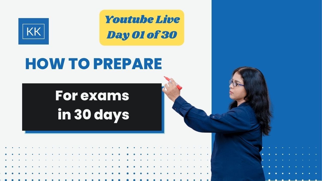 How to prepare for exams in 30 days - YouTube