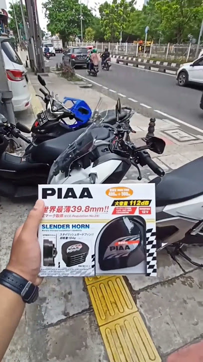 Klakson piaa slender bisa motor maupun mobil