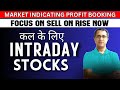 Intraday stocks for tomorrow  expecting profit in banknifty  nifty    april 23