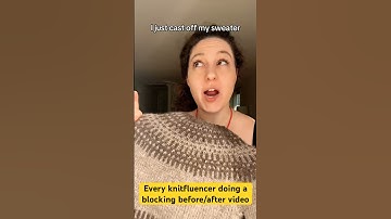 Blocking is magic but it still has limits #knitting #blocking #handknitting #knittingpodcast #knit