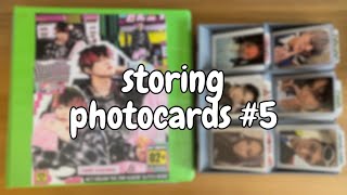 storing photocards #5 ♡ nct, txt, svt, shinee, exo, riize, zb1 & more