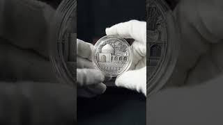 Architectural Brilliance: Persia Honoured in 2 oz Silver Coin! 🌍🧱#preciousmetals #silver #numismatic