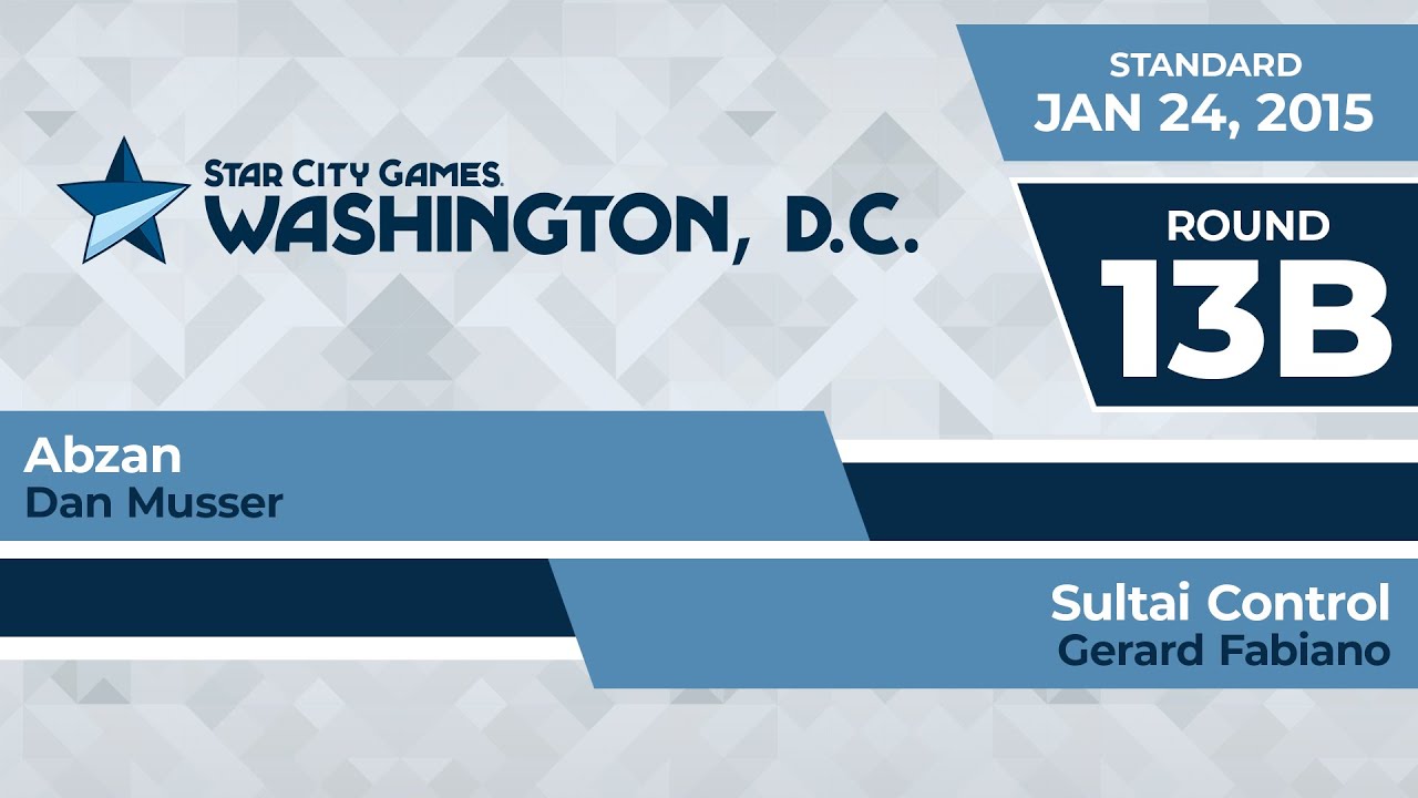 SCGDC: Round 13b - Dan Musser vs Gerard Fabiano | Standard