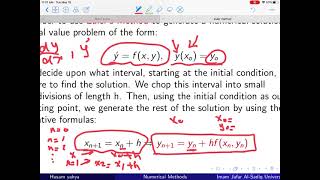 Lec 5: Euler's Method| طريقة اويلر