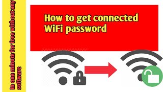 How to Get connected WiFi Password for free without any software| Computer Trick| screenshot 4