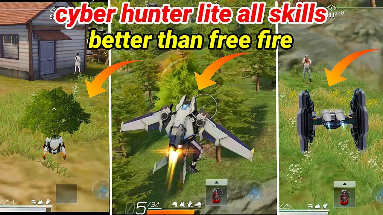 cyber hunter lite all skill it's amazing dekho video YouTube