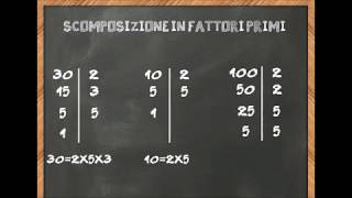 I numeri primi e la scomposizione in fattori primi