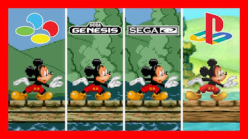 Mickey Mania 🐭 Versions Comparison 🐭 Super Nintendo | SNES, Genesis, Sega CD and PlayStation
