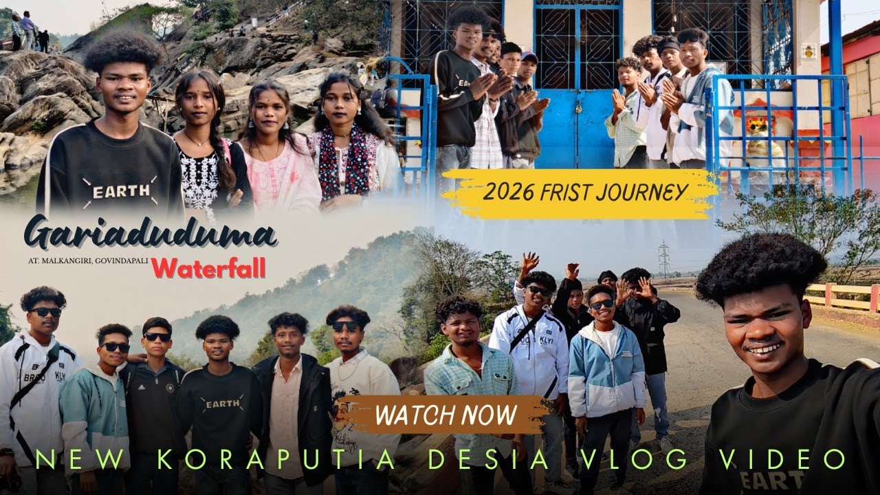 2026 First Journey 🌊 | Gariaduduma Waterfall 📍 | New Koraputia Desia Vlog | Hidden Odisha Beauty
