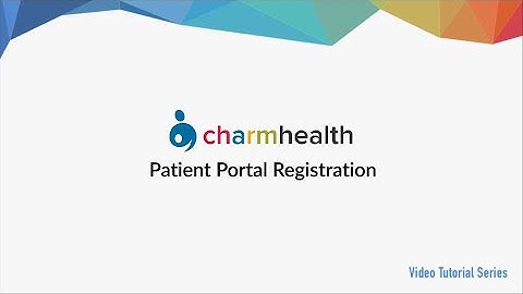 Patient Portal Registration in CharmHealth