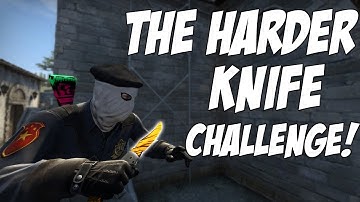 CSGO | ONLY KNIFE CHALLENGE! (Harder Version)