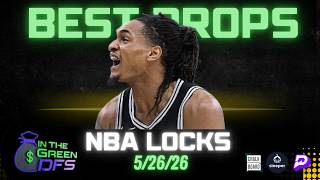 BEST NBA PROPS TODAY | BEST 5 BETS | TUESDAY 5/26/26 | BONUS MLB BET 🔥