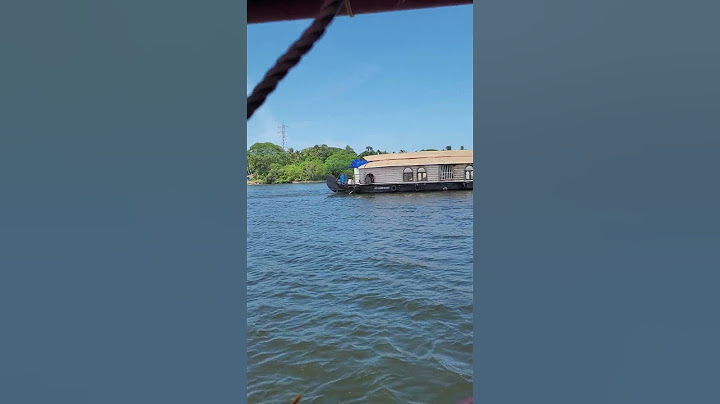 Boat house @kerala #kerala #kollam #boathouse